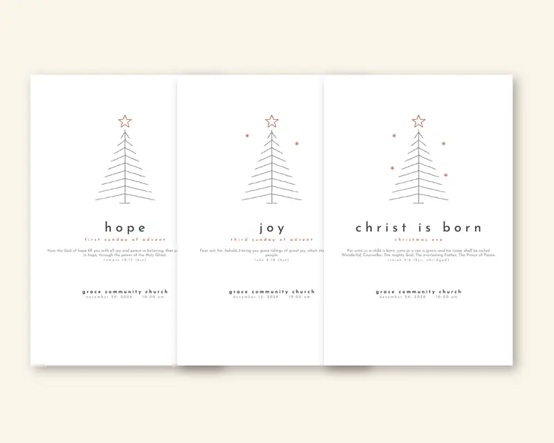 Scandinavian church template sample